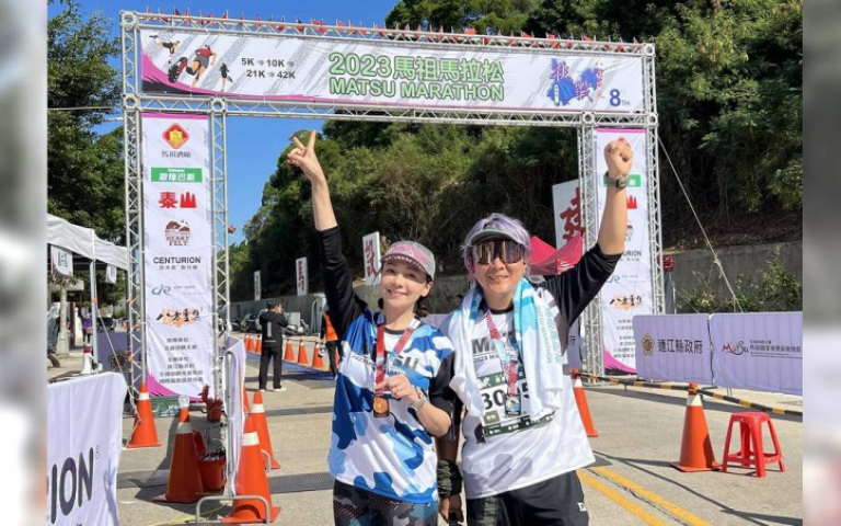 誤闖全台最硬馬拉松　季芹嚇到腿抖直呼崩潰