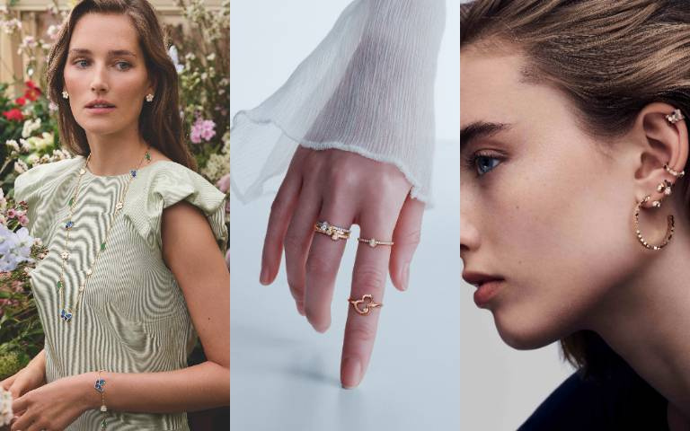 戴上春日高級感密碼！蝴蝶飛上鎖骨、蜂巢爬上耳際，這款Qeelin葫蘆戒指太夢幻