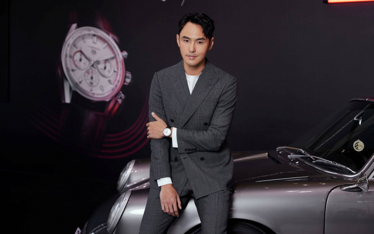 阮經天戴上TAG Heuer x Porsche全新計時腕錶帥爆！笑稱兩大心願同時滿足！