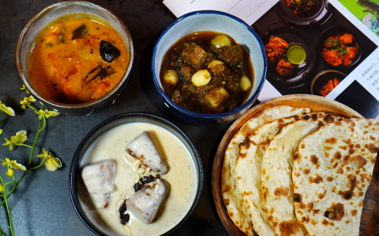 「夏花餐室」用地圖概念打造菜單　透過味蕾一遊印度五大地理區