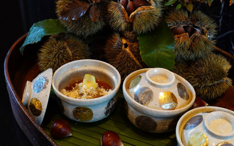 秋栗、鮮蟹堆疊的豐美滋味　Ukai Kaiseki懷石「不時不食」的季節款待