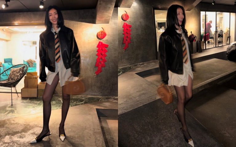 楊謹華真的是極品身材「襯衫下什麼都沒穿」秀超狂美腿!公開「6點後不吃任何東西」的最強飲控術!