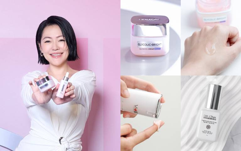 小S復工首亮相狀態美到發光！透露靠厚敷「微晶霜」一夜養出透亮肌，加碼推薦兩款MIT美白精華