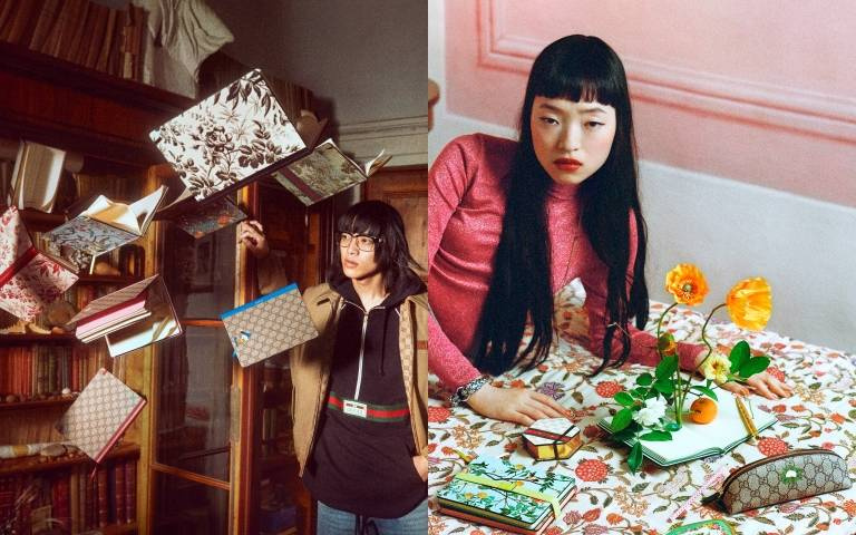 漂浮的筆記本、金色原子筆...GUCCI以奇幻氛圍打造全新Lifestyle文具系列，就連撲克牌、陸棋組都讓人想收藏！