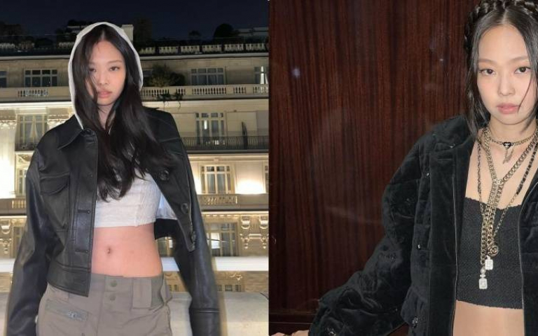 Jennie果然是水蛇腰代表!學著她穿短上衣這樣搭,簡直性感指數破表!