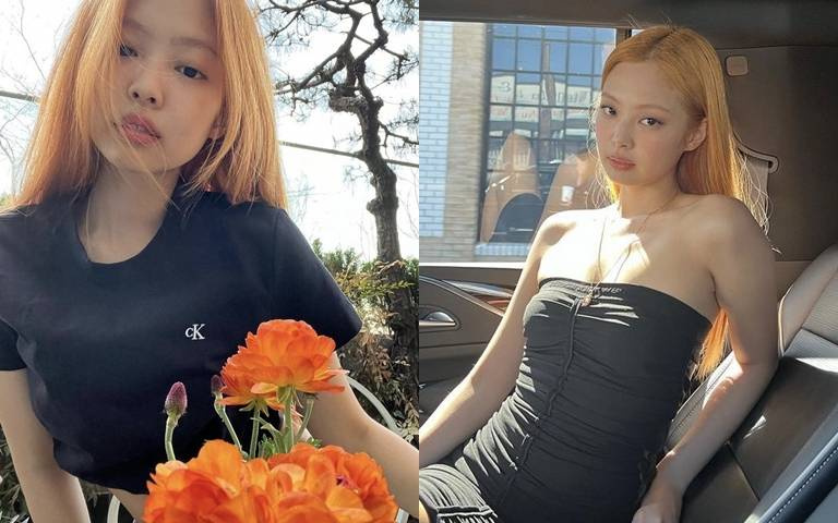 BLACKPINK Jennie最新「蜜糖橘」髮色超可愛!意外掀起網友瘋染熱潮!髮型師都說接單接到手軟啦~