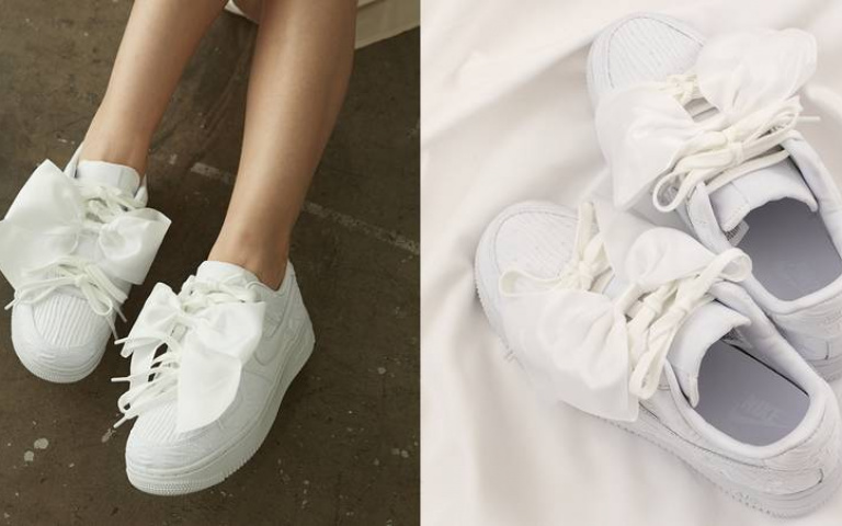 尖叫聲!NIKE「AIR FORCE 1 ’07 LX夢幻大蝴蝶結版本」根本是仙女在穿的超夢幻球鞋啊~~~