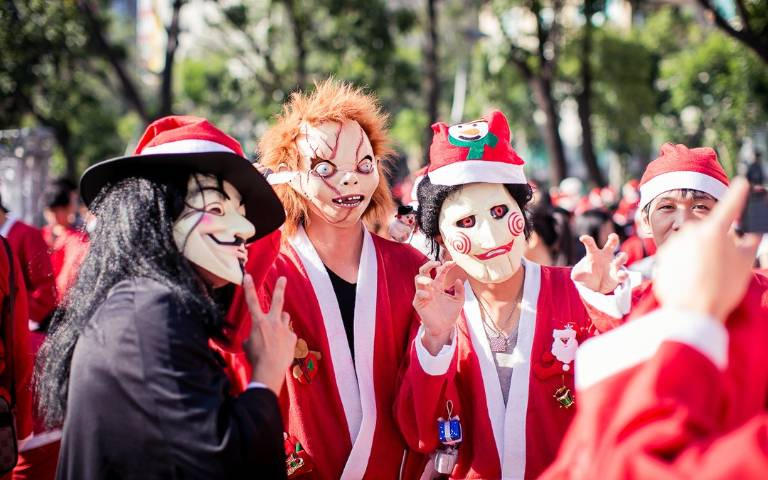 2022位聖誕老人集合草悟道！黑色聖誕嘻哈派對從早到晚Chill玩一整天！