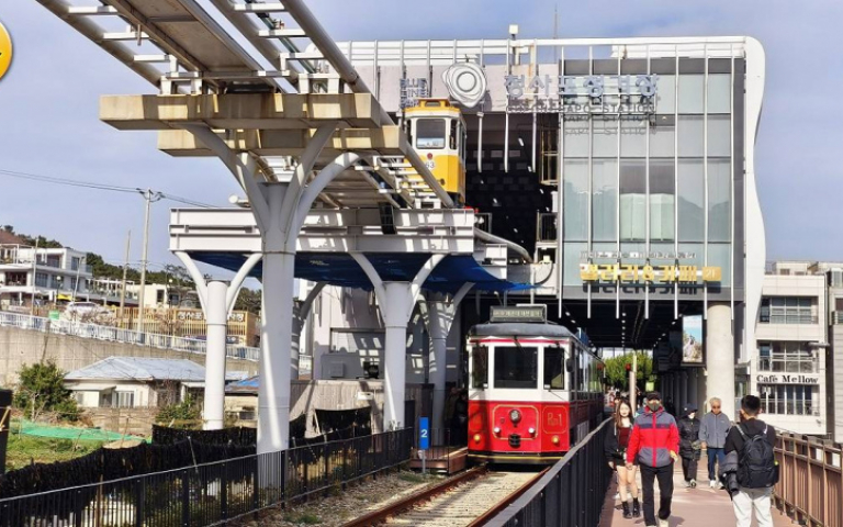 用VBP暢玩釜山2/搭海岸列車到青沙浦吃烤扇貝 skyline luge斜坡滑車體驗刺激快感