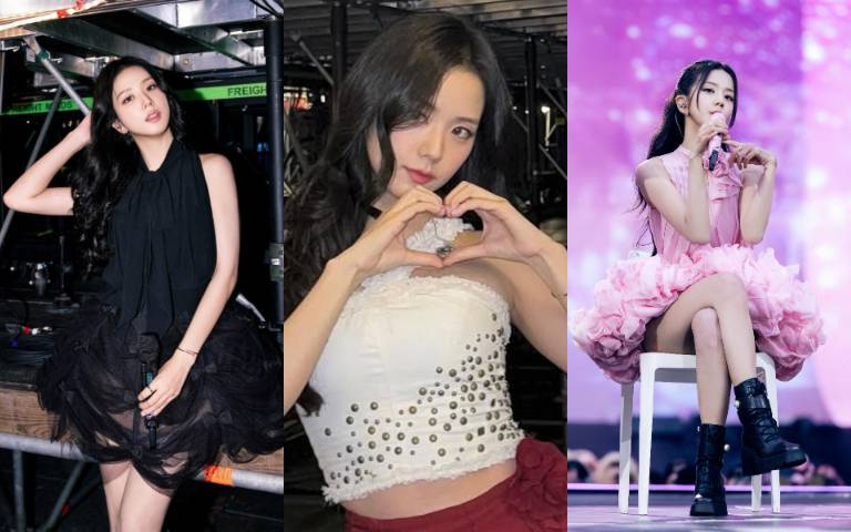 Jisoo世巡造型美到不真實、全場粉絲暴動！彷彿夢幻精靈現身、仙氣大爆棚