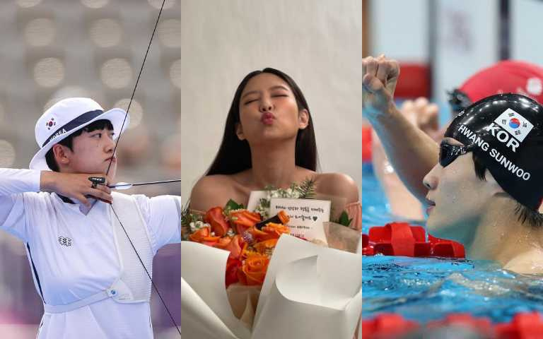 大型追星現場!韓國奧運選手一戰成名,被Jennie、頌樂成功「翻牌」得到愛的應援!