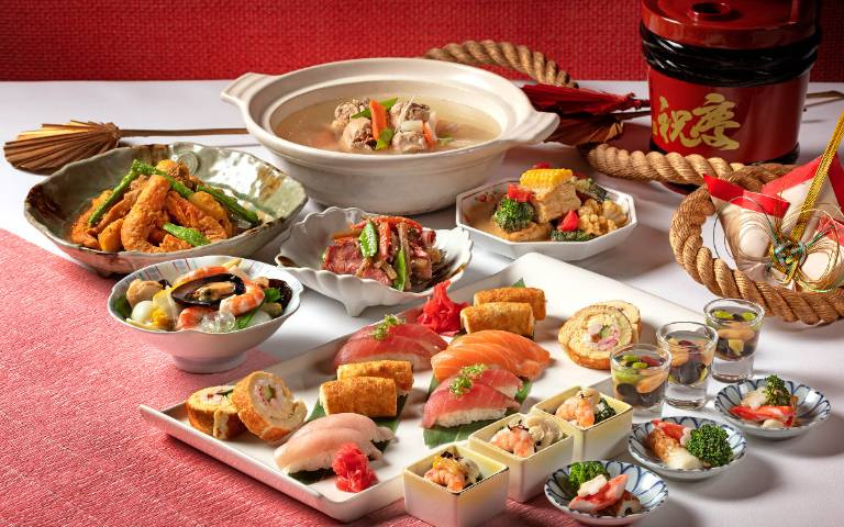 季節限定日本料理年菜,口口招福開運迎新年,當月壽星還可免費參加扭蛋活動