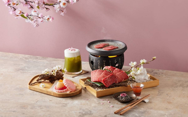 日本料理「櫻の祭」、「和牛春宴」!韓式餐廳招待炸醬麵、私房菜!