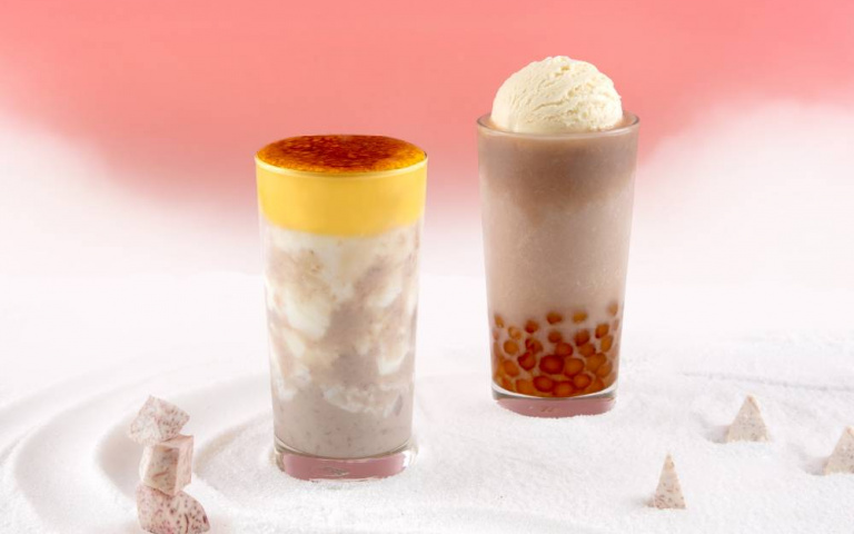 手搖飲品牌芋頭系列第2杯半價！再把「珍珠禮盒」帶回家！