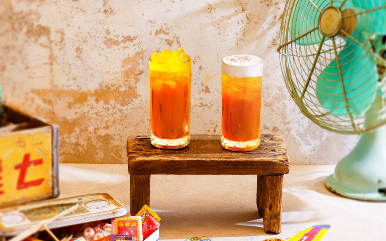 手搖飲喝出新臺味！加入古早味零食”塩酸甜”　「趣味柑仔店」系列新上市！