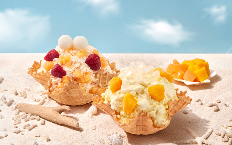 吃得到果肉！COLD STONE「雙重芒」芒果冰回歸，「哈密瓜」新品同步登場！