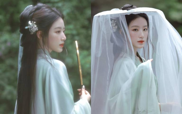 舒華漢服美照驚豔全網，比AI圖片還漂亮！網友大讚「仙氣逼人」呼籲導演趕快來簽女主角，流量絕對爆