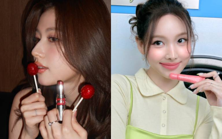 韓星同款「水光嘟嘟唇」大公開！SANA、JISOO、娜璉、安俞真私下愛用神仙色號一次看