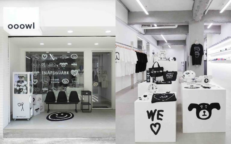 不用飛首爾！韓國神級插畫家INAPSQUARE快閃店登台，黑白塗鴉神作＋限定周邊、直接逛到失心瘋