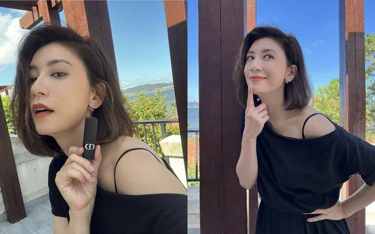 賈靜雯透露三寶媽真實心聲:「開學後心情像花一樣美麗!」還直衝海邊享受久違好天氣!