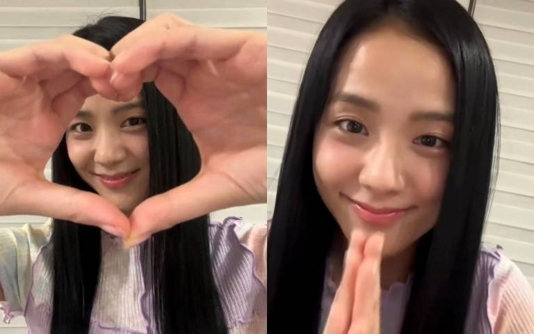 Jisoo認愛安普賢後首露面!直播現場整個人充滿粉紅幸福光真的美炸!