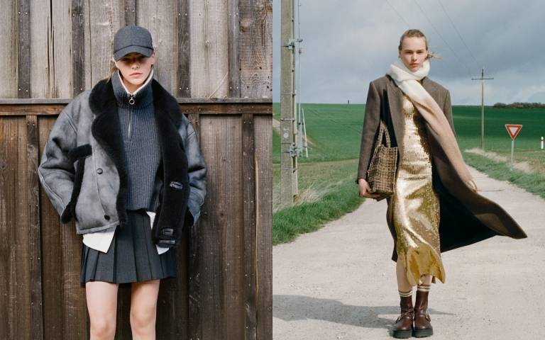 SANDRO 2023秋冬女裝搶先看！亮片洋裝搭雙排釦大衣、皮外套搭百褶裙...變身時髦校園風女孩！