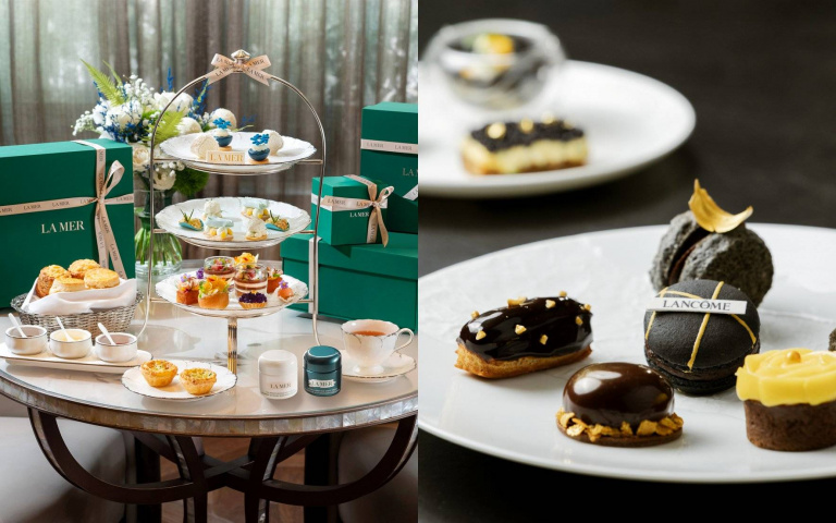 台北「飯店下午茶」新選擇！文華青隅攜手海洋拉娜、寒舍艾美北緯二十五聯名蘭蔻打造奢華系午茶盛宴