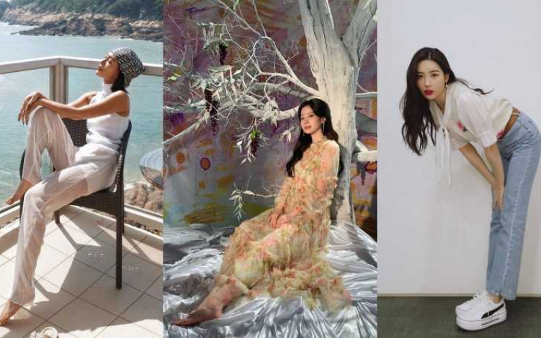 穿搭前段班:穿上一片沁涼!宣美、Twice 多賢、莫莉都換上,2大關鍵細節打造滿滿仙氣