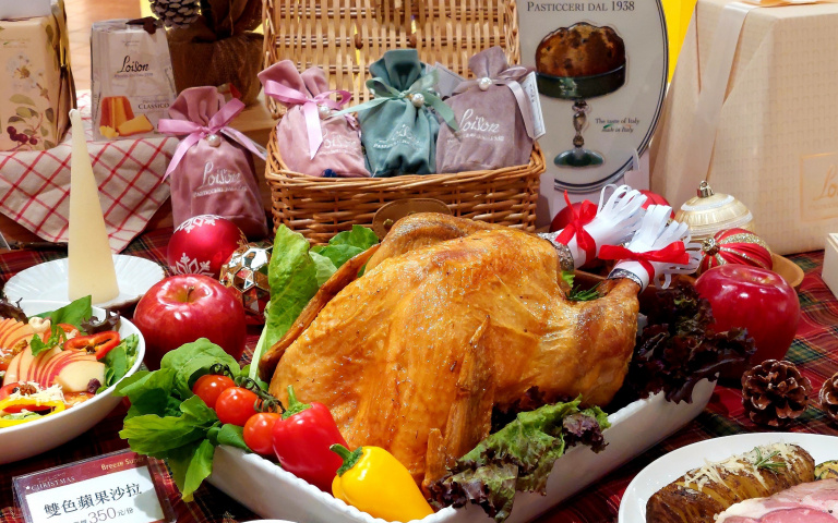 宅在家吃大餐2／烤雞禮籃＋起司拼盤　把聖誕異國美味帶回家