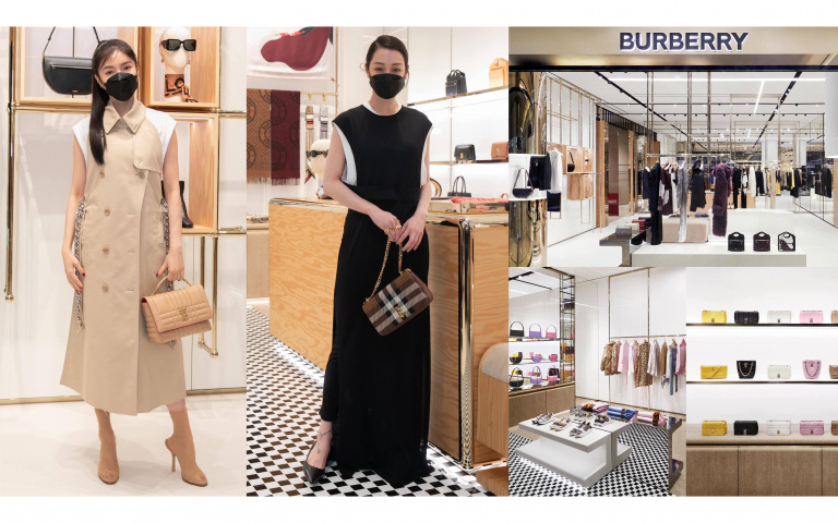 Burberry女裝精品專門店太好逛!楊謹華、謝欣穎開心挑包包 不忘揪林心如一起帶「光」的小姐來血拼!