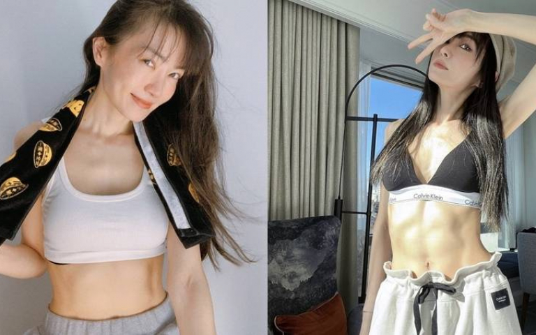 47歲身材好成這樣?謝金燕炸裂式腹肌超狂!她的「健身菜單」快點一起練起來!