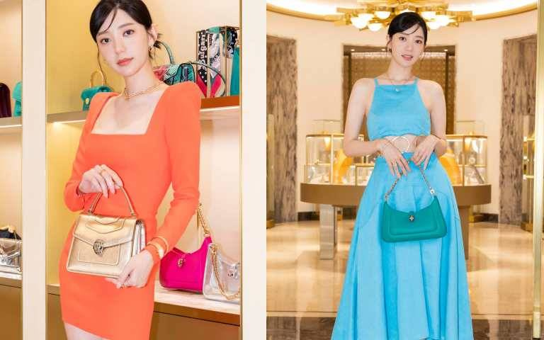 郭雪芙為新戲激瘦出新高度！超緊連身裙和兩段式性感洋裝配戴寶格麗大露好身材！