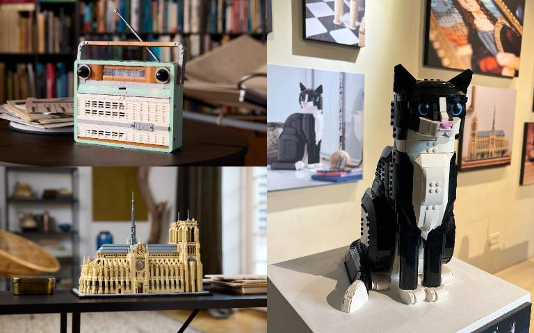 樂高推全新產品！復古收音機、賓士貓、巴黎聖母院…樂高迷必收！