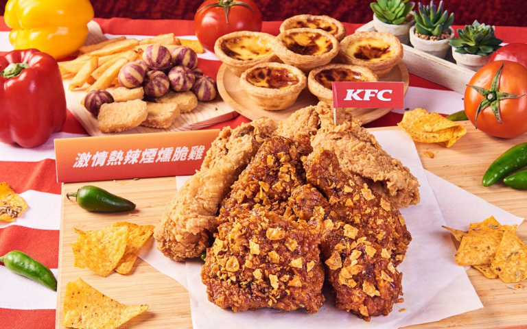 肯德基推夏日新品！煙燻脆雞、蛋撻風味冰淇淋、鱈魚圈圈，攻佔你的味蕾！
