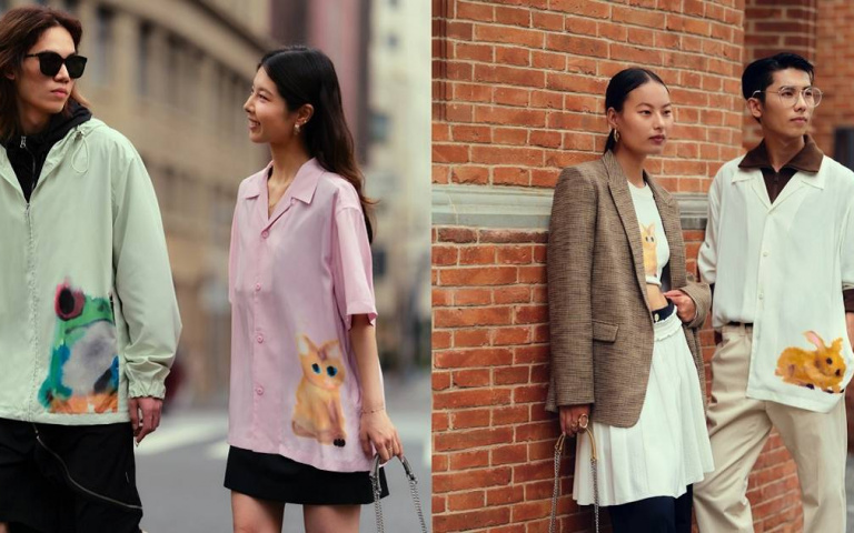 SANDROｘRop Van Mierlo七夕藝術家聯名系列太可愛！除了有貓咪襯衫竟然還有青蛙外套超有趣！