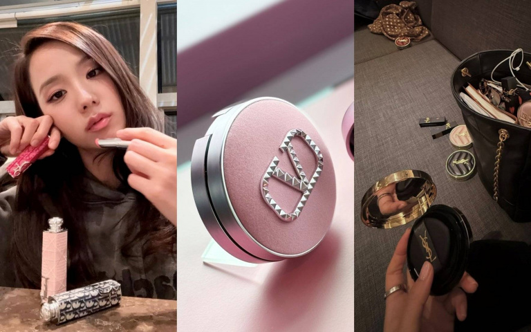 Jisoo曬迪奧限量唇膏引爆熱搜！VALENTINO夢境粉氣墊、Rosé私藏YSL 雲朵氣墊也全上美妝控搶收榜！