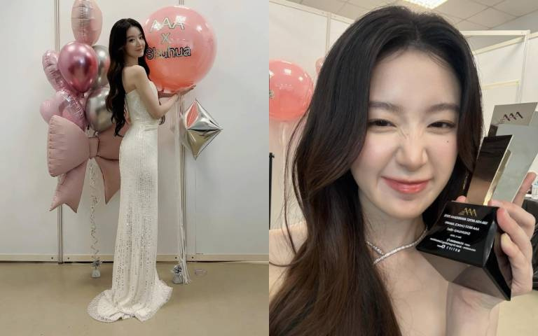 舒華回娘家封神！AAA典禮「雪白人魚裝」美出天際，霸氣喊話「我是誰？」合體IU重現《苦盡柑來》心動微笑全場暴動