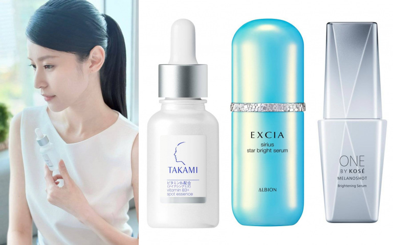 為什麼日本女生都在擦這3瓶「美白精華」？TAKAMI、ALBION、ONE BY KOSÉ亮白科技關鍵曝光
