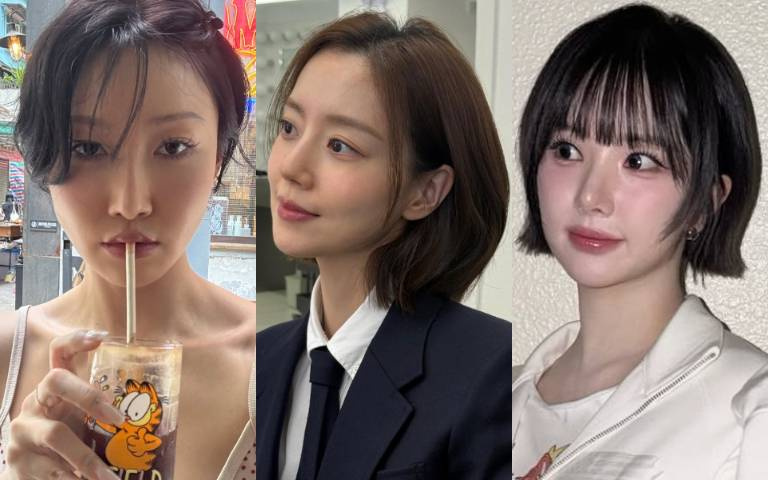2026 短髮圖鑑：文彩元優雅鮑伯頭、華沙中性層次剪、Eunha純欲一刀切，8位韓星範本讓你告別悶熱、展現精緻骨相美