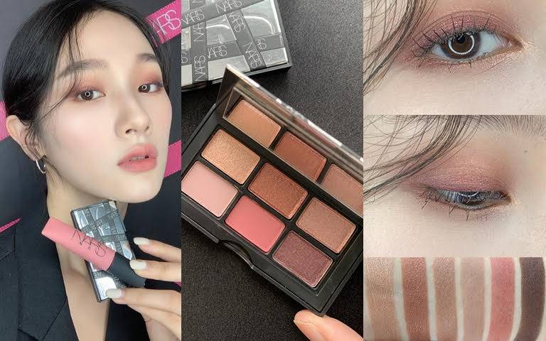彩妝控千呼萬喚終於等到NARS#狂想名片盤！首推神仙色號DOLCE VITA乾燥玫瑰色 實擦效果完全美哭！