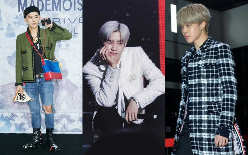好啊!女裝都給你們穿吧!KPOP男偶像的粗呢外套STYLE比女星們更有看頭!