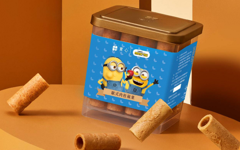 超萌小小兵蛋捲！海鹽焦糖香蕉、肉桂蘋果兩款限定口味，俘虜你的味蕾！