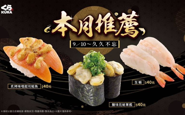 藏壽司苗栗首店開幕！當天用餐限量送吉伊卡哇聯名，再享九折優惠！