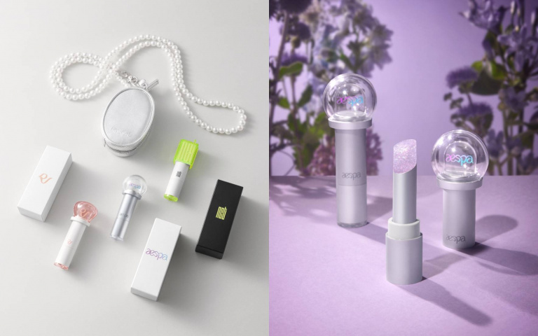 應援手燈縮小變成「護唇膏」 aespa、NCT、Red Velvet買得到