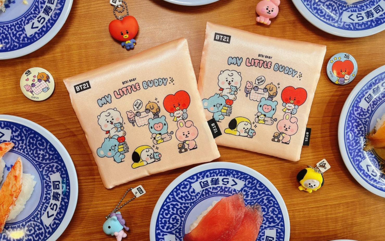 藏壽司7天限定鮭魚、干貝壽司!還有BT21收納包免費拿,數量有限快換起來!