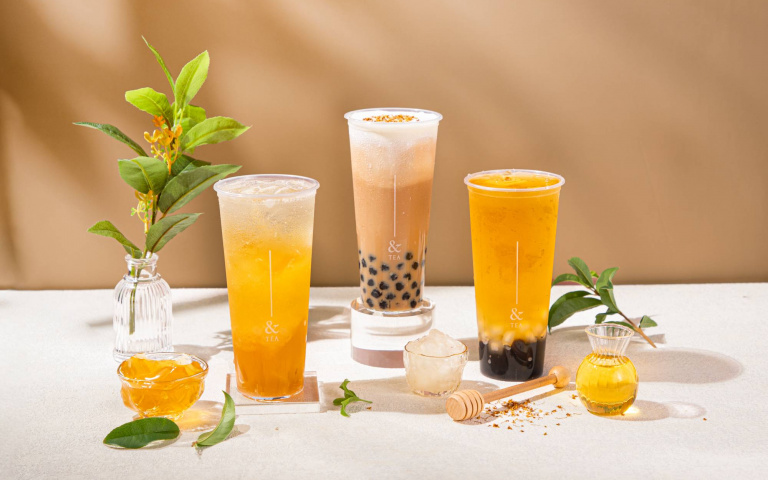 手搖飲品牌3款桂花新品！還有全新配料「粉角」登場，咀嚼控快來咬爆！