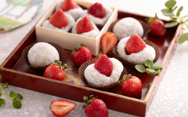 應景草莓季3／冬季限定大福、草莓盒子香甜開吃　微奢法式千層超療癒