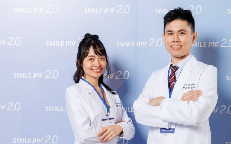 「SMILE Pro全飛秒近視雷射」超過9成9術後穩定視力1.0!宣布再推「SMILE Pro 2.0」AI導航升級版 療程精準度再提升!
