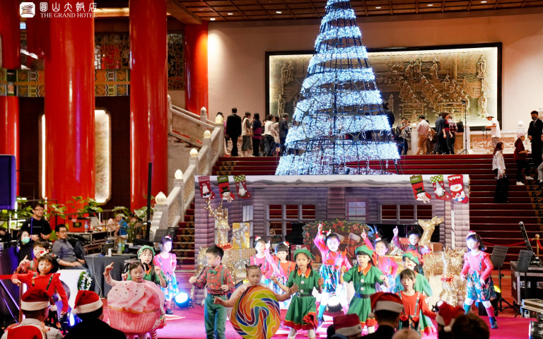 圓山大飯店首度引進3D全息投影技術　打造全臺飯店唯一極光聖誕樹奇幻世界