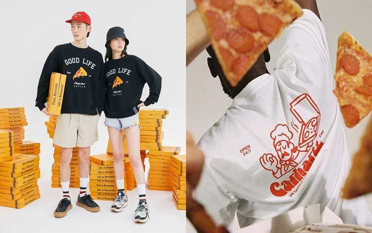 街頭時尚突然大流行Pizza聯名?日韓潮牌紛紛攜手知名Pizza店將時尚變美味!